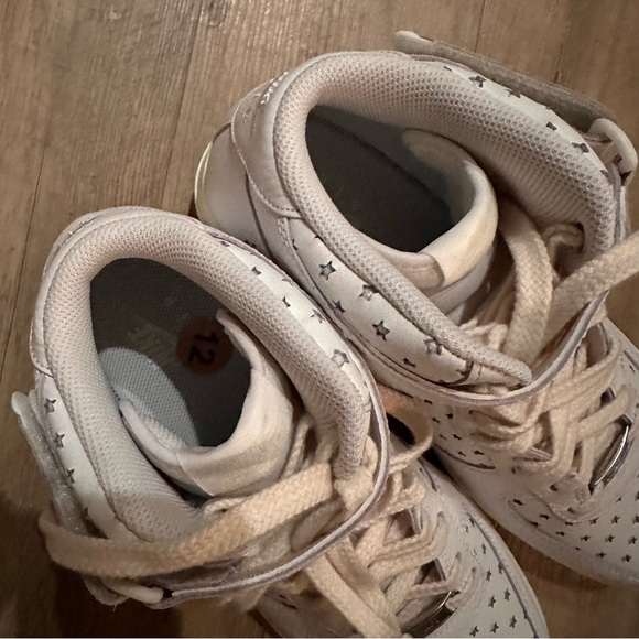 NEW Nike Air Force 1 Mid Cut Out Stars Summit White - Picture 11 of 11